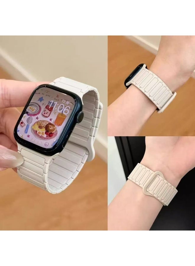 keloray Magnetic Sport Bands for Apple Watch Band  42mm 44mm 45mm 46mm iWatch bands for Women Men,Silicone Loop Strap Wristband for Apple Watch Series 11 10 9 8 7 6 5 4 3 SE 3/2nd Ultra/3/2 49mm - Image 2